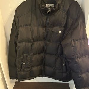 JCREW black puffer XL